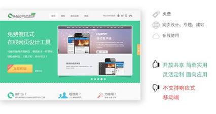 在线网页设计成趋势 从八个颠覆式产品浅析未来建站趋势