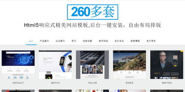 春哥三网合一响应式自助建站系统正式发布