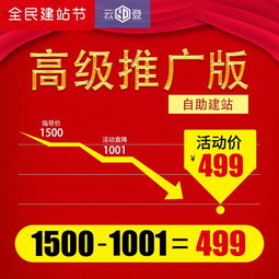 自助建站模式 高级推广版网站